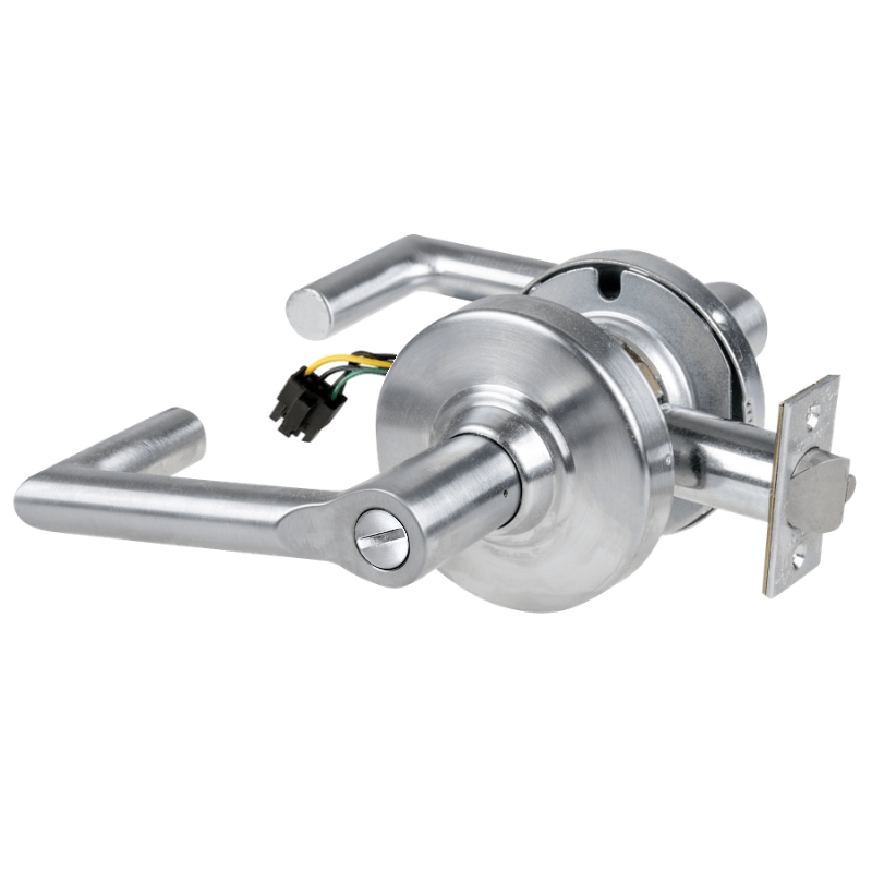 Schlage ND44S-BRK Cylindrical Hospital Privacy Lock, Boardwalk Lever, Non-Keyed, US26D-626 Satin Chrome