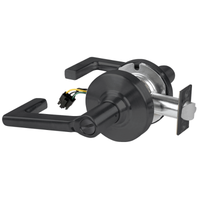 Schlage ND44S-LON Cylindrical Hospital Privacy Lock, Longitude Lever, Non-Keyed, US19-622 Matte Black