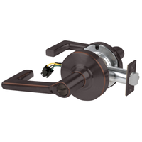 Schlage ND44S-LON Cylindrical Hospital Privacy Lock, Longitude Lever, Non-Keyed, US11-643E Aged Bronze
