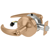 Schlage ND44S-OME Cylindrical Hospital Privacy Lock, Omega Lever, Non-Keyed, US10-612 Satin Bronze