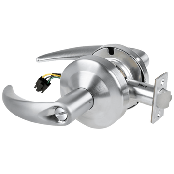 Schlage ND44S-OME Cylindrical Hospital Privacy Lock, Omega Lever, Non-Keyed, US26D-626 Satin Chrome
