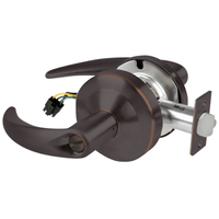 Schlage ND44S-OME Cylindrical Hospital Privacy Lock, Omega Lever, Non-Keyed, US11-643E Aged Bronze