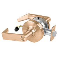 Schlage ND44S-RHO Cylindrical Hospital Privacy Lock, Rhodes Lever, Non-Keyed, US10-612 Satin Bronze