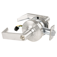 Schlage ND44S-RHO Cylindrical Hospital Privacy Lock, Rhodes Lever, Non-Keyed, US15-619 Satin Nickel