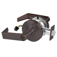 Schlage ND44S-RHO Cylindrical Hospital Privacy Lock, Rhodes Lever, Non-Keyed, US11-643E Aged Bronze