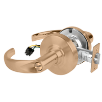 Schlage ND44S-SPA Cylindrical Hospital Privacy Lock, Sparta Lever, Non-Keyed, US10-612 Satin Bronze