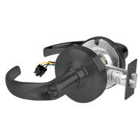 Schlage ND44S-SPA Cylindrical Hospital Privacy Lock, Sparta Lever, Non-Keyed, US19-622 Matte Black