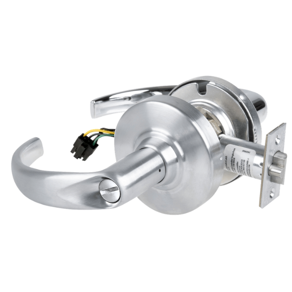 Schlage ND44S-SPA Cylindrical Hospital Privacy Lock, Sparta Lever, Non-Keyed, US26D-626 Satin Chrome
