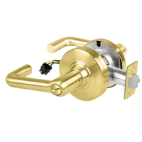 Schlage ND44S-TLR Cylindrical Hospital Privacy Lock, Tubular Lever, Non-Keyed, US4-606 Satin Brass