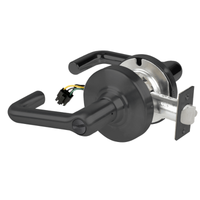 Schlage ND44S-TLR Cylindrical Hospital Privacy Lock, Tubular Lever, Non-Keyed, US19-622 Matte Black