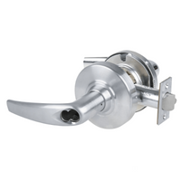 Schlage ND70BD-ATH-626 classroom cylindrical lock, satin chrome, Athens lever with SFIC less core prep