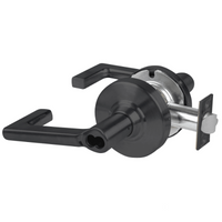 Schlage ND70BD-LON-622 classroom cylindrical lock, matte black Longitude lever, SFIC less core prep