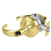 Schlage ND70BD-SPA classroom cylindrical lock, Sparta lever, satin brass 606, SFIC less core prep