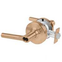 Schlage ND70JD-BRW classroom cylindrical lock, Broadway lever, 612 satin bronze, FSIC less core