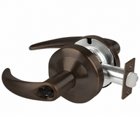 Schlage ND70JD-OME-643E classroom cylindrical lock, dark bronze Omega lever, FSIC less core
