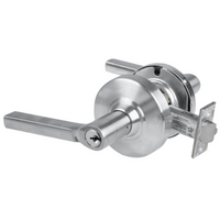 Schlage ND70PD-LAT 626 classroom cylindrical lock with Latitude lever, satin chrome finish and keyed cylinder
