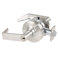 Schlage ND70PD-RHO classroom cylindrical lock, Rhodes lever, 619 satin nickel finish with latch