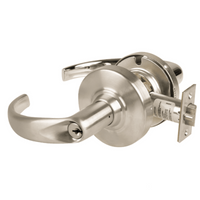 Schlage ND70PD-SPA 619 classroom cylindrical lock with Sparta lever, satin nickel finish