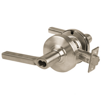 Schlage ND80BD-LAT-619 storeroom cylindrical lock with Latitude lever, satin nickel, SFIC prep less core