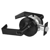 Schlage ND80JD-RHO storeroom cylindrical lock, 622 matte black Rhodes lever with FSIC prep, less core