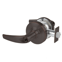 Schlage ND80PD-ATH-643E storeroom cylindrical lock with Athens lever, keyed different, aged bronze finish