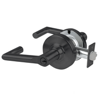 Schlage ND80PD-BRK-622 storeroom cylindrical lock, Boardwalk lever, matte black finish with keyed cylinder