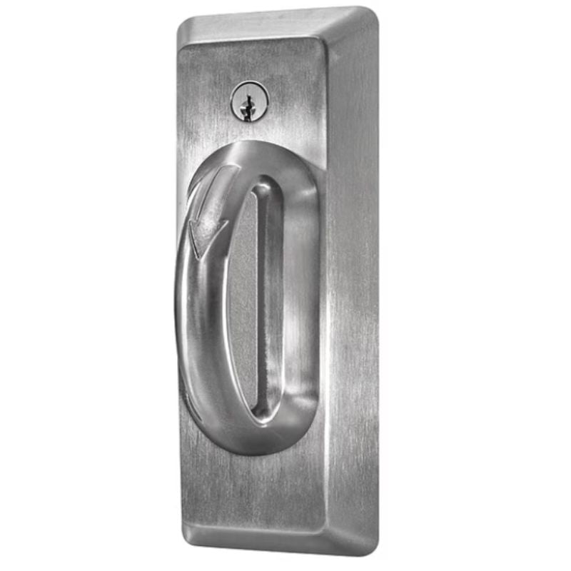 MarksUSA 195BH-B-US32D Entry Cylindrical Lock, D-Lig Slide, Satin Stai