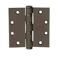 McKinney T4A3786-4 1/2 X 4 1/2-NRP Full Mortise Heavy Weight Bearing Hinge, Five Knuckle, Non Removable Pin