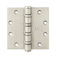 McKinney T4A3786 4 1/2" x 4 1/2" Full Mortise Heavy Weight Bearing Hinge, Five Knuckle