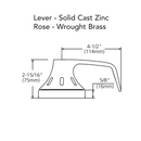 Sargent 70-V03-10XG04-VSLL Storeroom Function Cylindrical Lock, Visual Indicator Trim Inside Only, Green/Red, SFIC Less Core