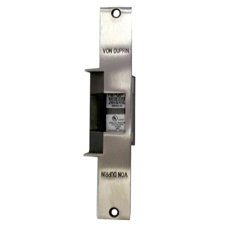 Von Duprin 6215 12V US32D CON Electric Strike Mortise or Cylindrical Locks 12VDC Stainless Steel