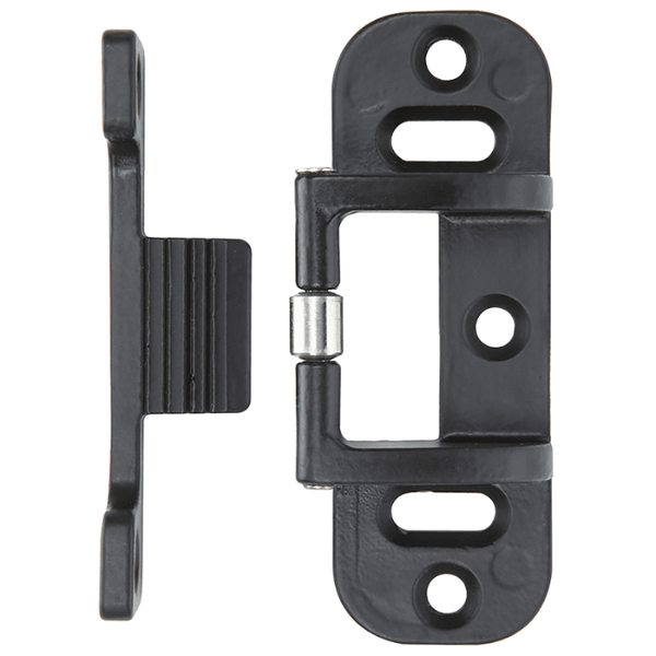 Von Duprin 499F-622 rim/vertical rod top strike with dust proof plate, flat black coated finish