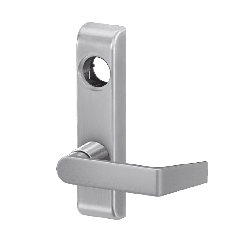 Von Duprin 360L-06 US26D satin chrome classroom lever trim with cylinder cutout for 33A/35A exit devices
