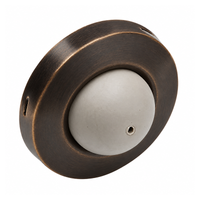 Ives WS406/407-CVX Convex Wall Stop, with Drywall and Masonry Anchors - 643E-716 Aged Bronze