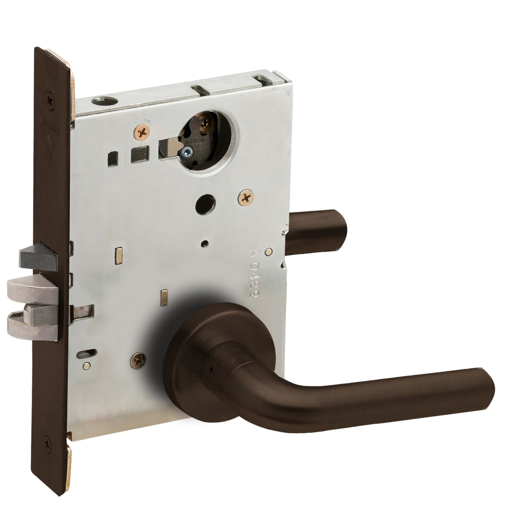 Schlage L9080L 02A Storeroom Mortise Lock, 02 Lever, A Rose