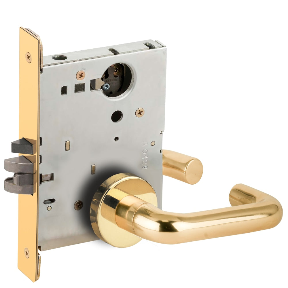 Schlage L9080L 03A Storeroom Mortise Lock, 03 Lever, A Rose