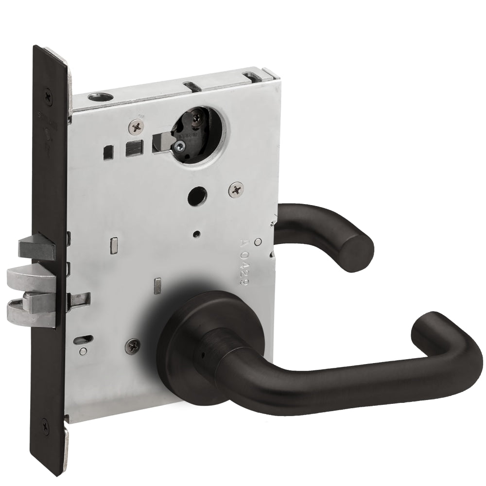 Schlage L9080L 03A Storeroom Mortise Lock, 03 Lever, A Rose
