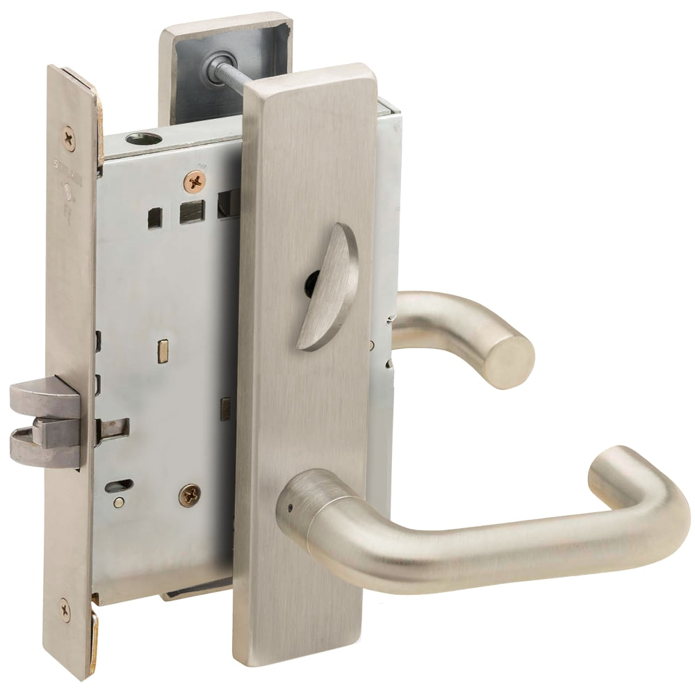 Schlage L9040-03L-L583-363 Bed Bathroom Privacy Mortise Lock, ADA Thum