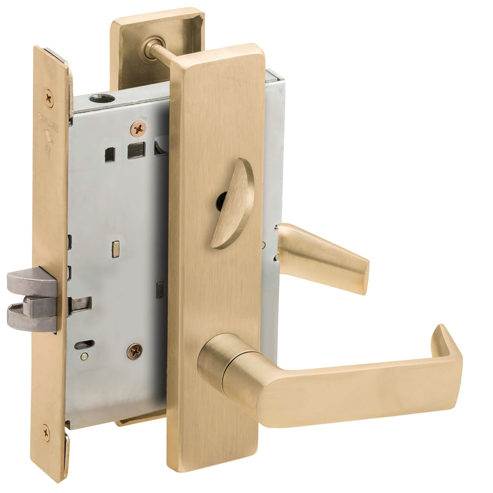 Schlage L9040-06L-L583-363 Bed Bathroom Privacy Mortise Lock, ADA Thum