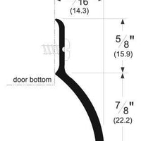 Pemko 345D-36 Door Bottom-Rain Drip