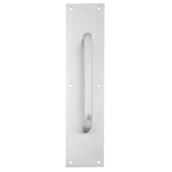 Ives 8302 6 US28 4X16 Pull Plate, 6" CTC