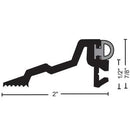 NGP 884B/SVV Extended Width Threshold Bumper Edge 2" Width, 7/8" Height, Mill Finish Aluminum