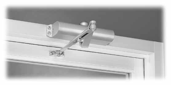 Norton 9303BC Door Closer Surface Mounted With Back Check, Non Handed  Size 3, with Regular Arm and Top Jamb Mounting