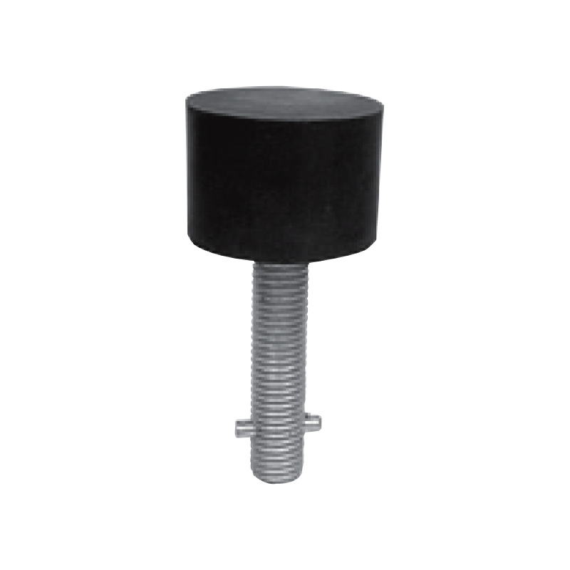 ABH EHD1803 Heavy Duty High Abuse, Floor Stop-Painted Black