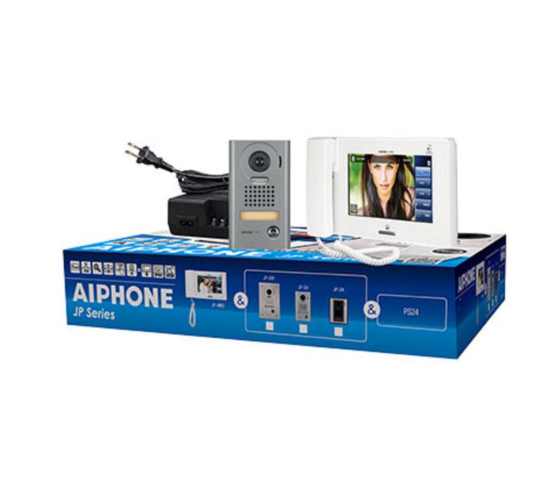 Aiphone JPS-4AEDV 7" Touchscreen Handset/Hands-Free 4 X 8 Color Video Set