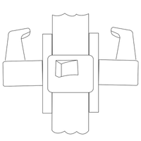 Corbin Russwin UT5210 Pre-Assembled Unit Lockset Passage or Closet Function