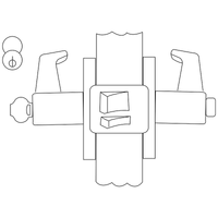 Corbin Russwin UT5251 Entrance Function-Pre-Assembled Unit Lockset