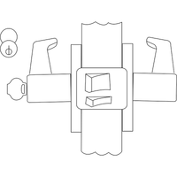 Corbin Russwin UT5255 Pre-Assembled Unit Lockset Classroom Function