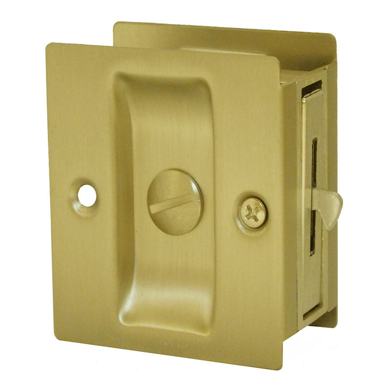 DonJo PDL101605 Pocket Door Lock, Privacy Function, Standard for 1