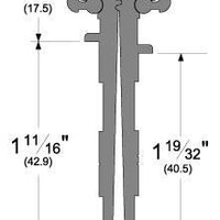 Pemko DFM85SF Continuous Hinge